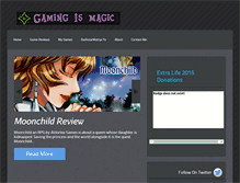 Tablet Screenshot of gamingismagic.com